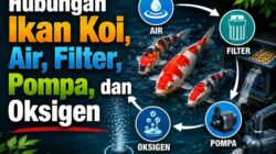Hubungan Ikan Koi, Air, Filter, Pompa, dan Oksigen